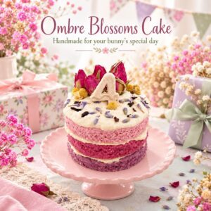Ombre Blossoms Cake