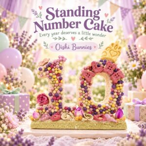 Standing Number Cake