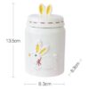 Yellow Bunny Ears Ceramic Container - Image 6