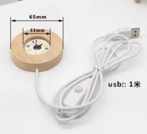 LED Light Base 1m USB cable with Switch (Warm White & Cool White) - Image 8