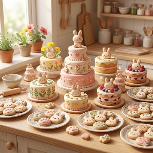 Rabbit Birthday Cake
