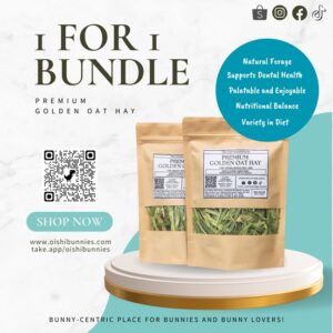 1 For 1 Bundle & Value Pack - Premium Green/Golden Oat Hay Chops