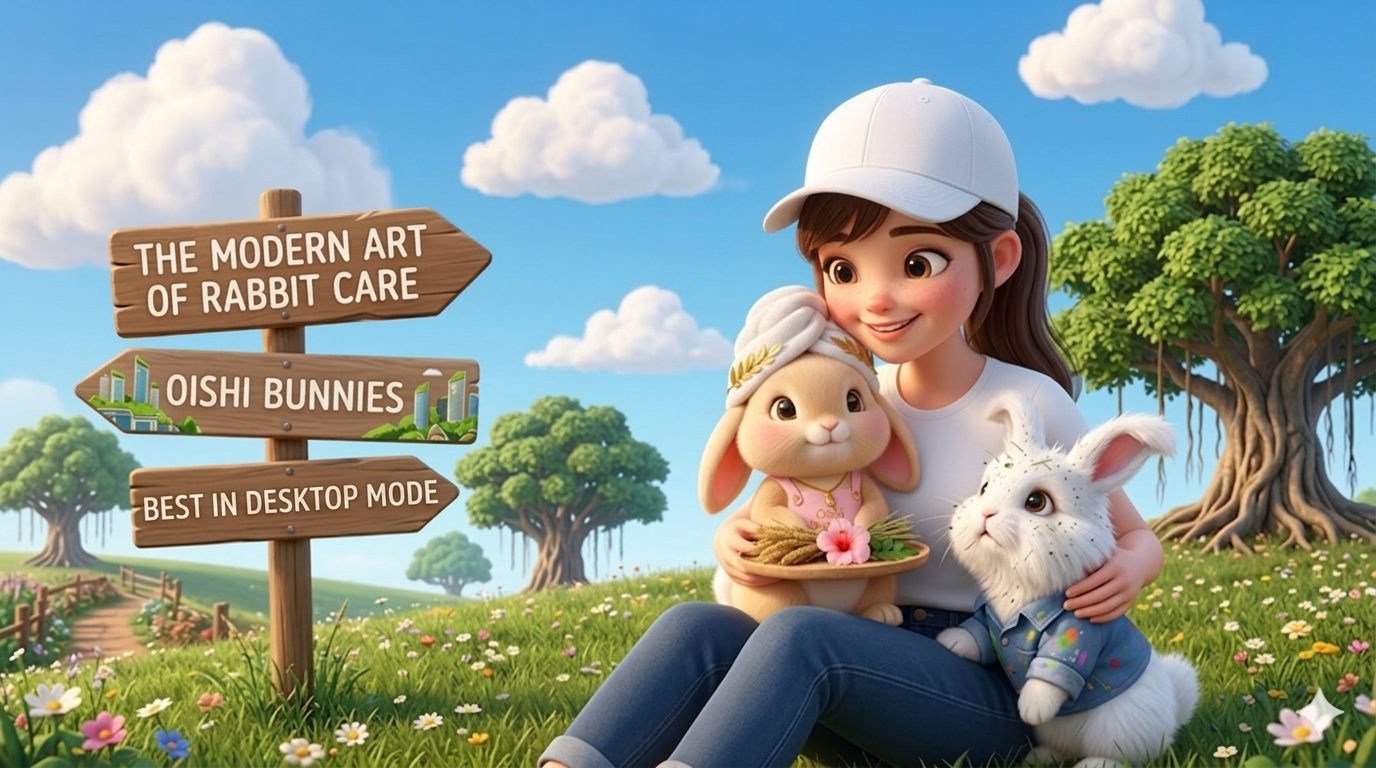 The Modern Art of Rabbit Care - Cookie Yiyi with Bunnini and Pee-casso