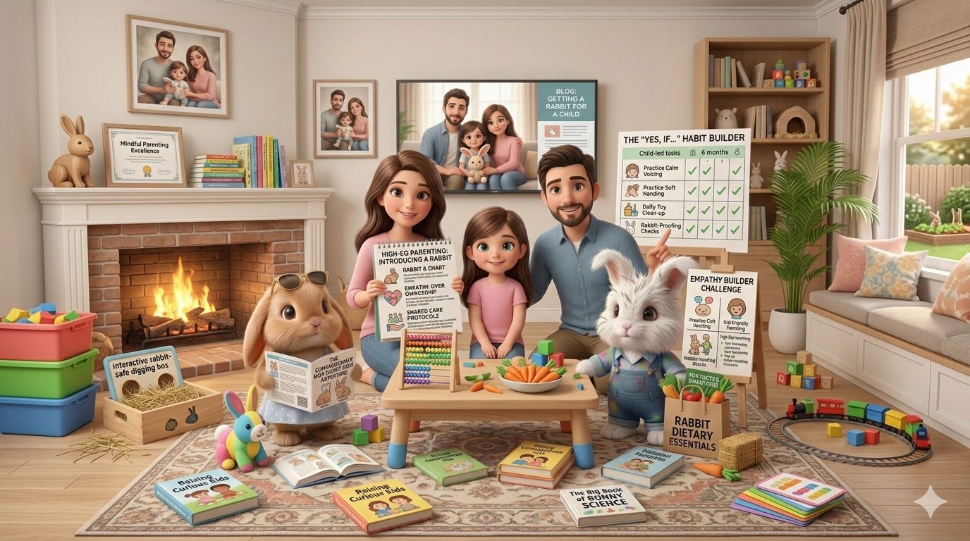 Before Getting a Rabbit for Kids: A High-EQ Parenting Guide