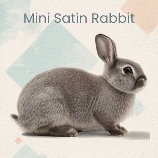 Rabbit with a Satin Coat Type