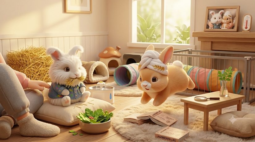 wild rabbits vs domestic rabbits