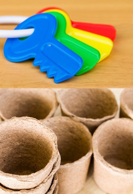 Colorful baby stacking toys