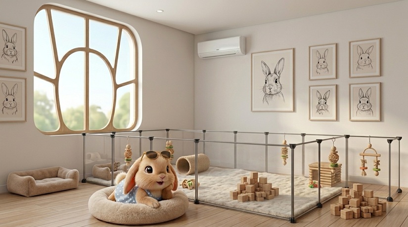 rabbit free roaming