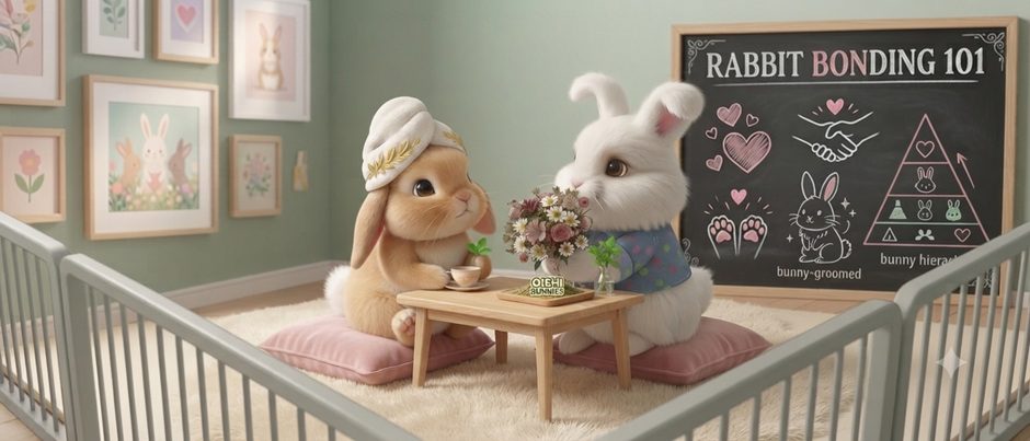 rabbit bonding setup