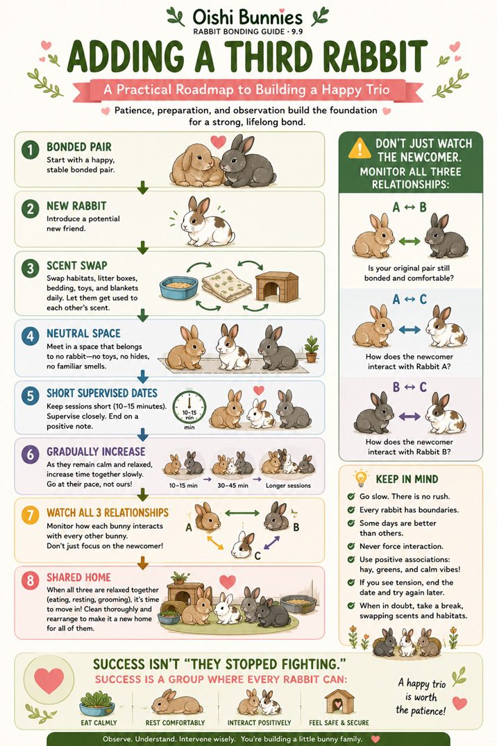 Adding a Third Rabbit Infographic