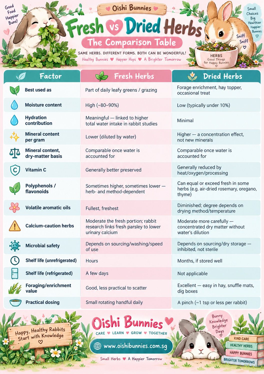 Fresh vs Dried Herbs