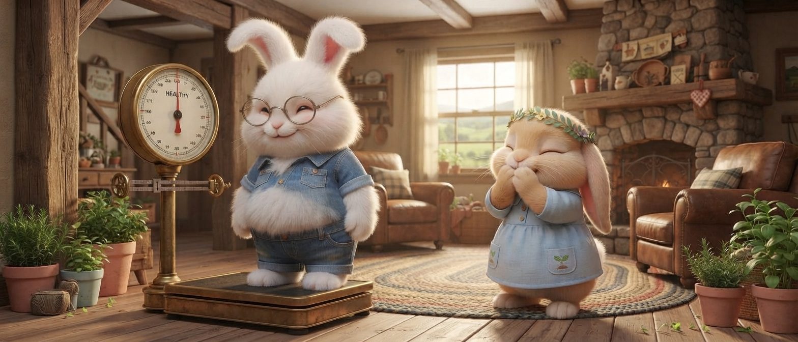 what should my rabbit weigh
