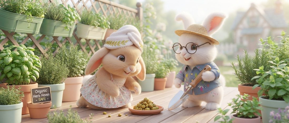 safe gardening for rabbits