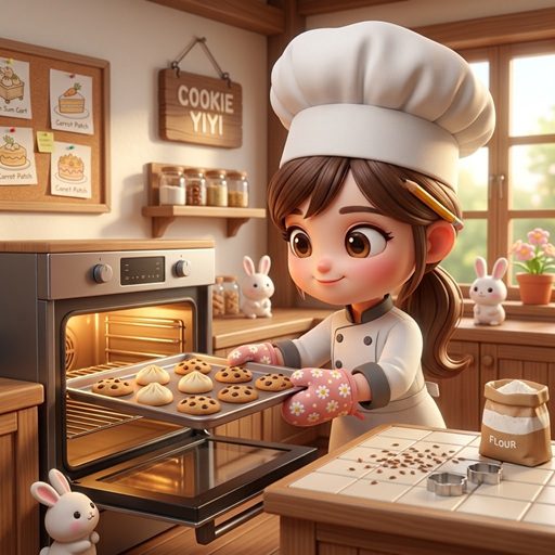 Oishi Bunnies gentle low-temperature rabbit cookie baking process