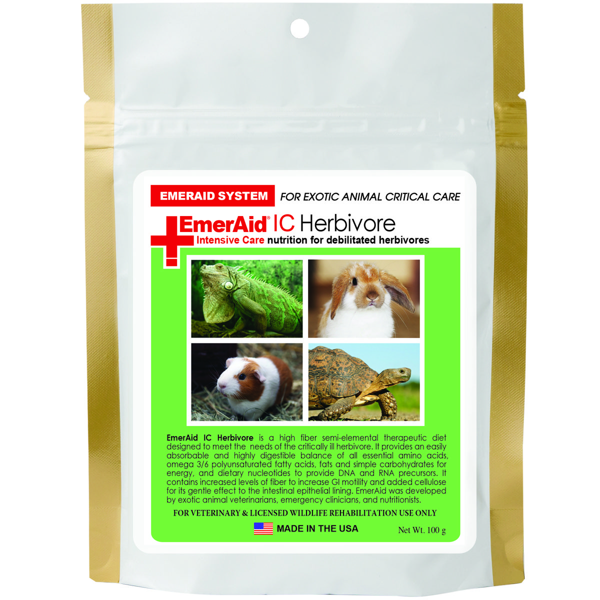 EmerAid Intensive Care Herbivore product packaging